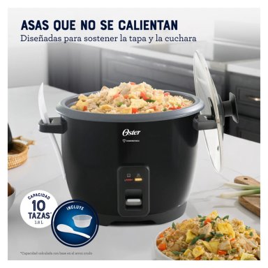 OLLA ARROCERA OSTER DE 1.8L DIAMONDFORCE CKSTRCB10DFBLK NEGRO - 4