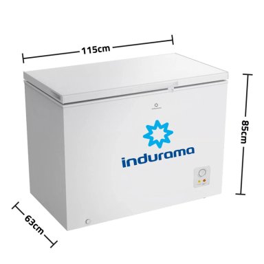 CONGELADORA INDURAMA 297L CI-320BL BLANCO - 5