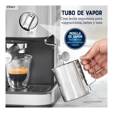 CAFETERA DE ESPRESSO OSTER BVSTEM5502 15 BARES - 4