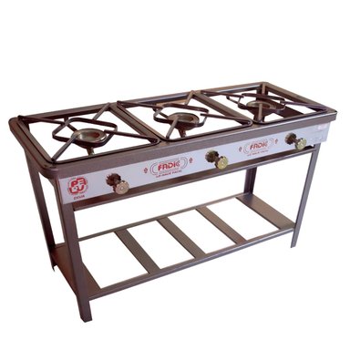 COCINA SEMI INDUSTRIAL FADIC 3 HORNILLAS N° 3 FSI03-23 - 2