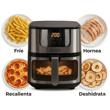 FREIDORA DE AIRE BELESSI 4.5LT 2400W BLSE003 - 7