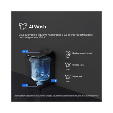 LAVADORA AI WASH ECOBUBBLE 19KG WA80F19S8BPE - 8