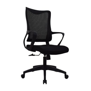 SILLA OFICINA OFIDEAS TELA NEGRO GIRATORIO RIGS GERENTE