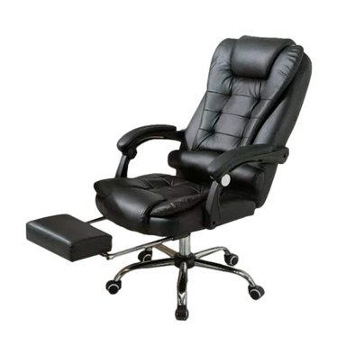 SILLA DE OFICINA ERGONÓMICA REPOSAPIÉS DAFI CUERO OFIDEAS