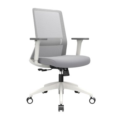 SILLA DE OFICINA ERGONÓMICA TWIST GRIS GERENTE OFIDEAS