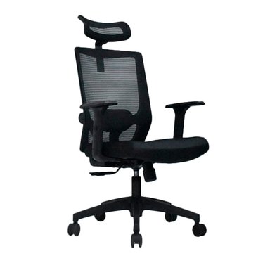 SILLA DE OFICINA ERGONÓMICA FER PRESIDENTE NEGRO ALTA OFIDEAS