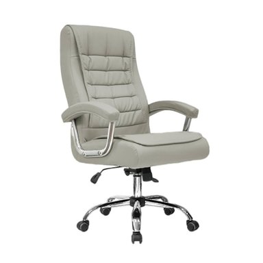 SILLA GIRATORIA DE OFICINA PRESIDENCIAL SHINY TAUPE OFIDEAS