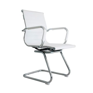 SILLA DE OFICINA INTERLOCUTOR BOSS BLANCO GERENTE OFIDEAS