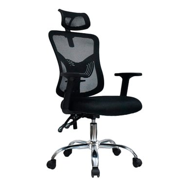 SILLA DE OFICINA ERGONÓMICA FONE ULTRA PRESIDENTE CROMADO OFIDEAS - 1