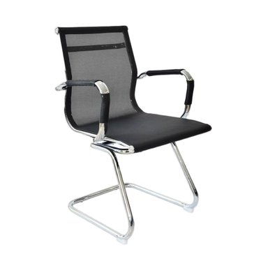 SILLA DE OFICINA FIJA INTERLOCUTORA APOLO NEGRO OFIDEAS