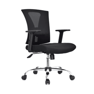 SILLA ERGONOMICA NIX BRAZOS REGULABLES NEGRO OFIDEAS