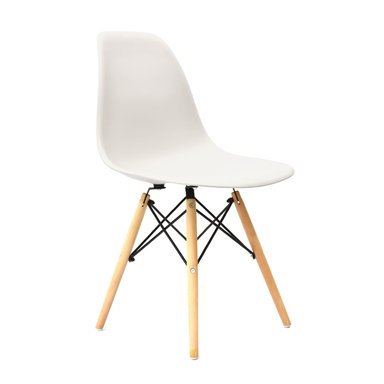 SILLA DE COMEDOR DISEÑO EAMES COLOR BLANCO OFIDEAS