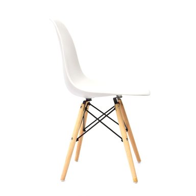 SILLA DE COMEDOR DISEÑO EAMES COLOR BLANCO OFIDEAS - 2