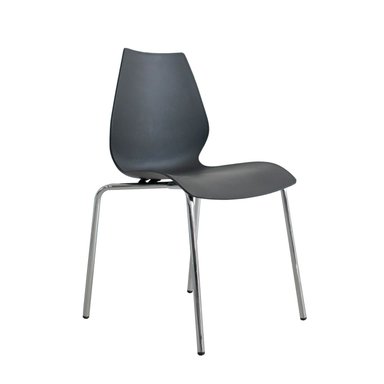 SILLA DE COMEDOR DISEÑO BRENDA COLOR NEGRO OFIDEAS