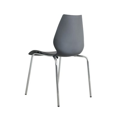 SILLA DE COMEDOR DISEÑO BRENDA COLOR NEGRO OFIDEAS - 2