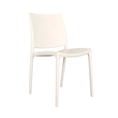 SILLA DE COMEDOR DISEÑO KIRO COLOR BLANCO OFIDEAS