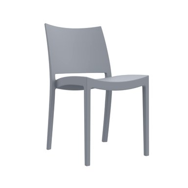 SILLA DE COMEDOR GRIS MODELO KIRO - OFIDEAS