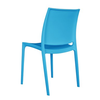 SILLA DE COMEDOR DISEÑO KIRO COLOR AZUL CLARO OFIDEAS - 4