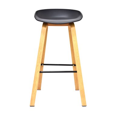 SILLA PARA BAR FIJA MISURI COLOR NEGRO OFIDEAS - 2