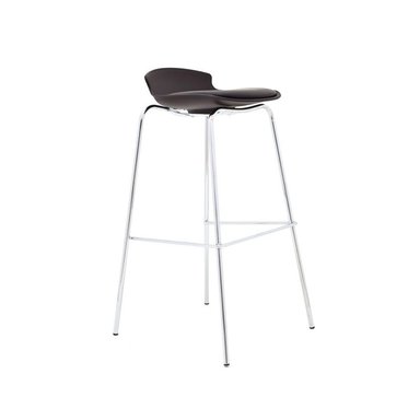 SILLA PARA BAR FIJA AIR REPOSAPIES NEGRO OFIDEAS - 1