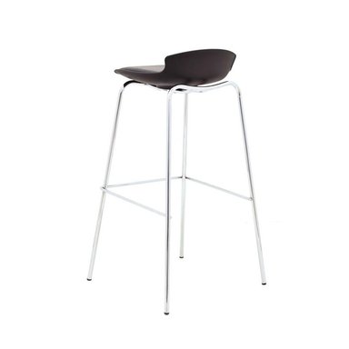 SILLA PARA BAR FIJA AIR REPOSAPIES NEGRO OFIDEAS - 4