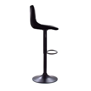BANCO DE BAR REGULABLE EN ALTURA COLOR NEGRO JACK OFIDEAS - 2