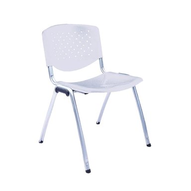 SILLA DE OFICINA VISITA PRISMA TUBO GRIS ASIENTO GRIS OFIDEAS - 1