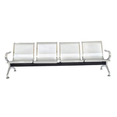 BUTACA DE ESPERA BLANCO 4 CUERPOS-TANDEM AEROPUERTO OFIDEAS