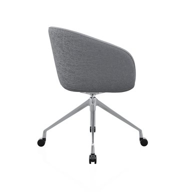 POLTRONA BOW GIRATORIA COLOR GRIS OFIDEAS - 2