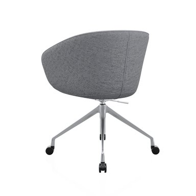 POLTRONA BOW GIRATORIA COLOR GRIS OFIDEAS - 4