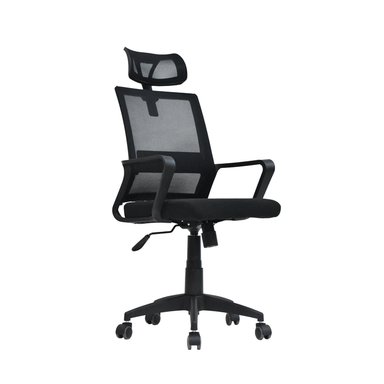 SILLA DE OFICINA GIRATORIO STYLES PRESIDENTE COLOR NEGRO OFIDEAS