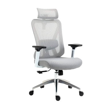 SILLA DE OFICINA PRESIDENCIAL DOLFIN  SYNCRO GRIS OFIDEAS