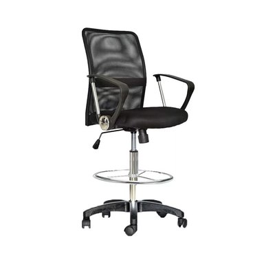 SILLA CAJERA DUBAI BRAZOS FIJOS COLOR NEGRO OFIDEAS