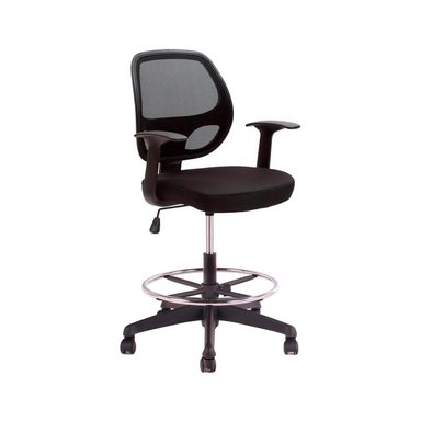 SILLA CAJERA ERGONÓMICA CON APOYABRAZOS MALÍ NEGRO OFIDEAS