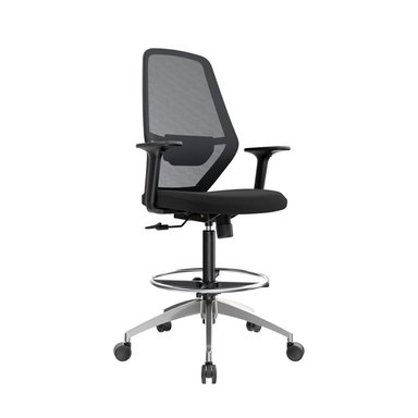SILLA GIRATORIA GERENCIAL ICON PREMIUM MALLA NEGRO OFIDEAS