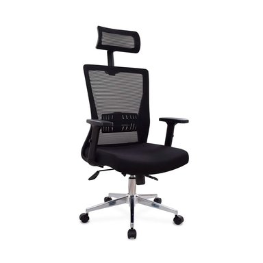 SILLA DE OFICINA ERGONÓMICA PRESIDENTE KEN COLOR NEGRO MECANISMO LAB OFIDEAS