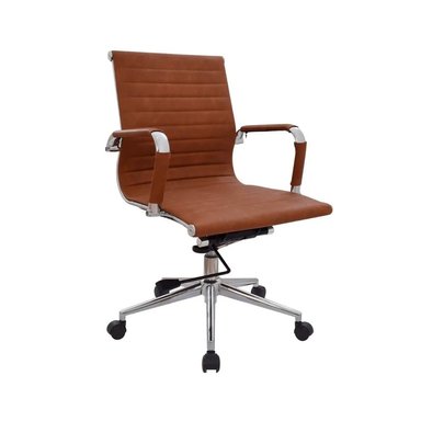 SILLA DE OFICINA ERGONÓMICA GERENTE BOSS COLOR CAMEL OFIDEAS