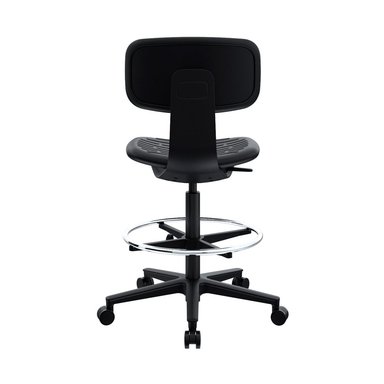 SILLA CAJERO MULTIFUNCIONAL KAN NEGRO SB CROMADO OFIDEAS - 4