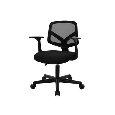 SILLA DE ESCRITORIO SOU CON BRAZOS NEGRO OFIDEAS