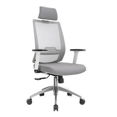 SILLA ERGONÓMICA RECLINABLE DUBAI PRESIDENTE GRIS ALUMINIO OFIDEAS