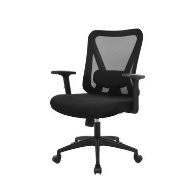 SILLA ERGONÓMICA RECLINABLE DOLFIN GERENTE NEGRO NYLON OFIDEAS
