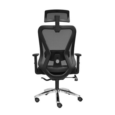 SILLA ERGONÓMICA DOLFIN PRESIDENTE MECANISMO LAB NEGRO CROMADO OFIDEAS - 4