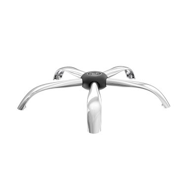 BASE ASPA ARAÑA DE SILLA GIRATORIA CROMADA 64 CM OFIDEAS