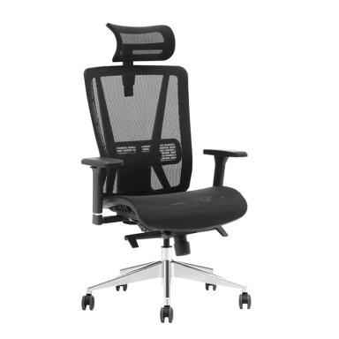 SILLA GIRATORIA ERGONÓMICA GERENCIAL SWIFT COLOR NEGRO OFIDEAS