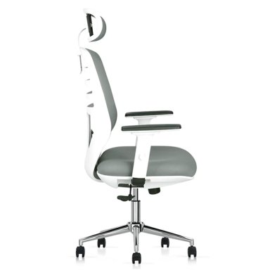 SILLA GIRATORIA ERGONÓMICA PRESIDENCIAL LED COLOR GRIS OFIDEAS - 2