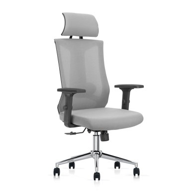 SILLA GIRATORIA ERGONÓMICA PRESIDENCIAL DIVA COLOR GRIS OFIDEAS