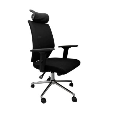 SILLA GIRATORIA ERGONÓMICA PRESIDENCIAL SLIM COLOR NEGRO OFIDEAS