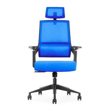 SILLA GIRATORIA ERGONÓMICA PRESIDENCIAL ONE PLUS COLOR AZUL OFIDEAS