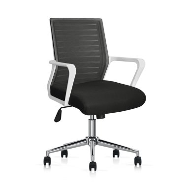 SILLA ERGONÓMICA TORINO GERENCIAL COLOR NEGROBLANCO OFIDEAS