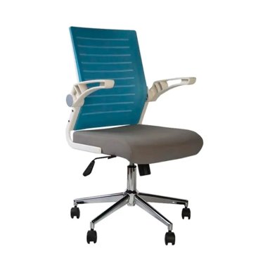 SILLA DE ESCRITORIO GIRATORIA ZEUS CELESTE OFIDEAS